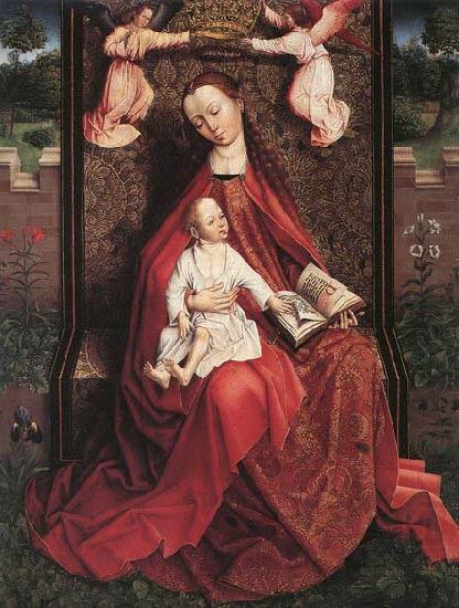 unknow artist Virgin and Child Crowned by Two Angels china oil painting image